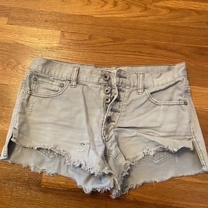 Free People jean shorts